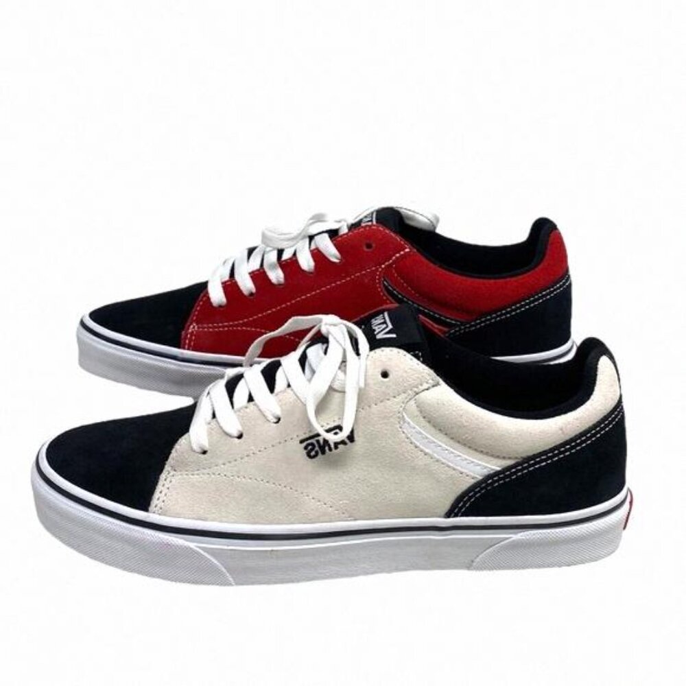 VANS Seldan Men's Shoe Sneakers Rally Suede Red Black VN0A5HTZBA2 Casual Top Low - Picture 10 of 13